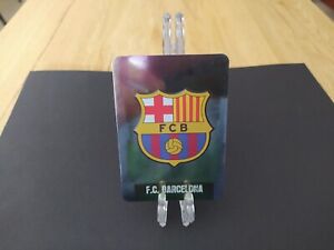 FC Barcelona Team Badge Mundicromo  Fichas de La Liga 2009 Parallel Silver Foil
