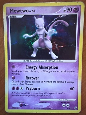 Pokémon TCG Mewtwo Majestic Dawn 9/100 Holo - MP - Image 1 of 3