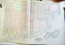 1885 EAST GREENWICH VILLAGE ALPHABET CITY MANHATTAN NY E3RD-E23RD ST. ATLAS MAP