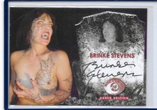 TERROR Cards Death Edition Autograph Brinke Stevens Auto Scream Queens 