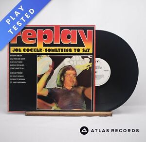 Joe Cocker Something To Say LP Vinyl Record FEDB 5016 Sierra Records - VG+/EX