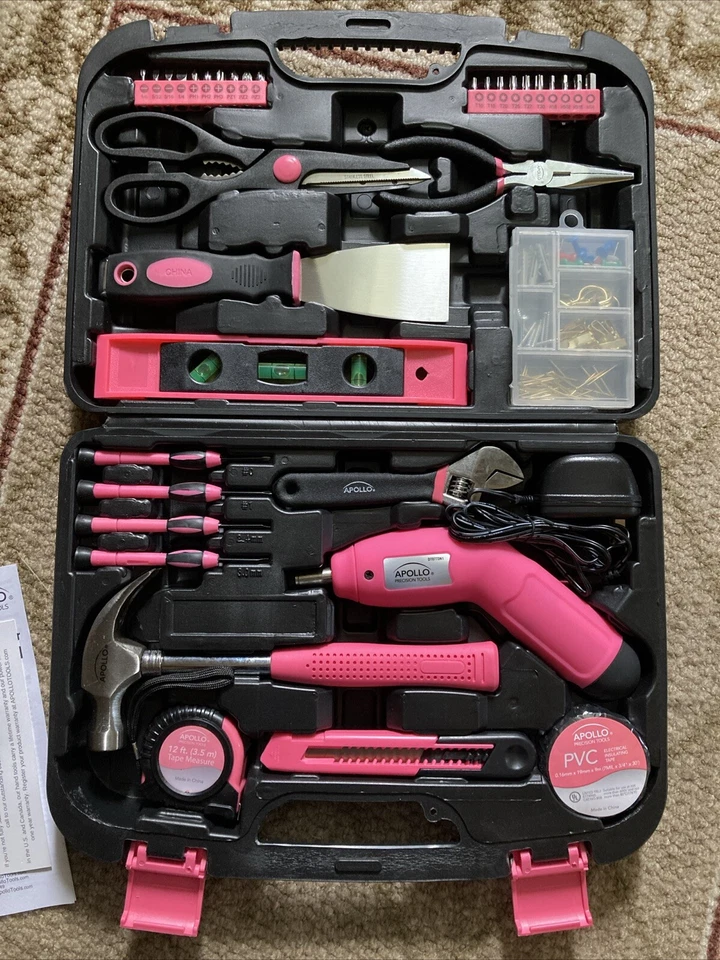 Apollo Precision Tool Set Including 3.6v Cordless Screwdriver 135-Piece New - Image 1 of 4