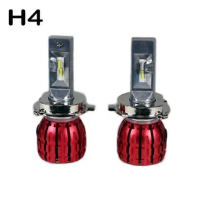 CREE H4 LED Light Bulb Xenon White LED Headlight Kit (Pair) HID 2-Year Warranty - Picture 1 of 10