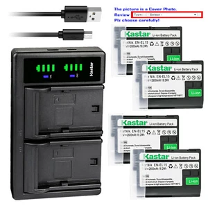 Kastar Battery LTD2 USB Charger for Nikon EN-EL15 MH-25 & Nikon D800 DSLR Camera - Picture 1 of 11