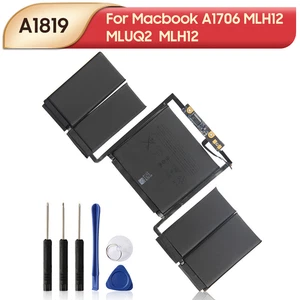 Original Laptop Battery A1819 For Macbook A1706 MLUQ2 MLH12 4314mAh - Picture 1 of 7