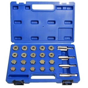 64PCS Oil Sump Gearbox Drain Plug Tool Thread Repair Kit M13 M15 M17 M20
