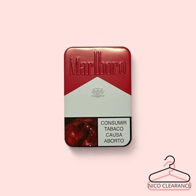 Marlboro Empty Tin Case Rare Brand NEW