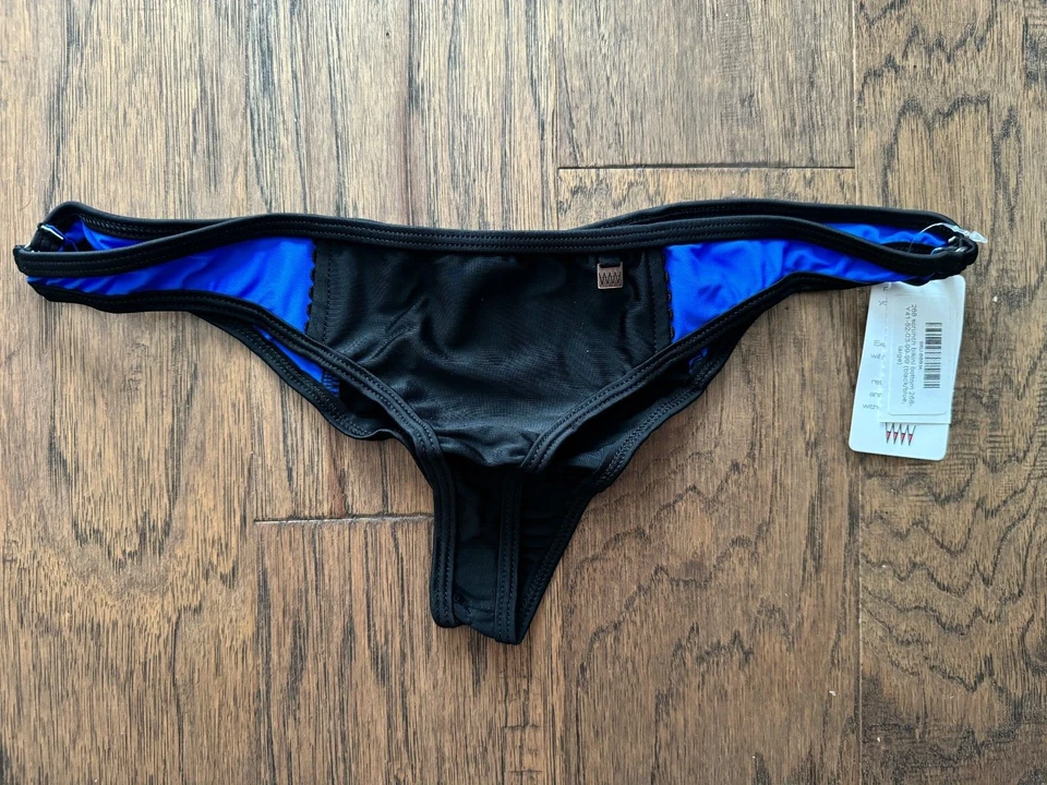 Parte inferior de bikini Wicked Weasel 468 "Esmoquin" (talla grande) nueva con etiquetas Foto 1 de 4