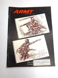 Vintage ARMY Magazine -- January 1966 -- VIETNAM WAR -- U.S. ARMY - Picture 1 of 4