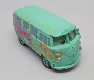 Disney Pixar Cars Fillmore Peace Love VW Bus Loose Diecast 1:64 - Picture 1 of 6