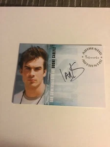 Ian Somerhalder Signed 2007 Inkworks Trading Card “Vampire Diaries” “Lost”  - Picture 1 of 2