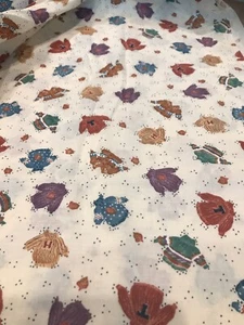 Daisy Kingdom Ted E. Sweaters Vintage 1996 Cotton Quilt Fabric 4 Yards Uncut - Picture 1 of 2