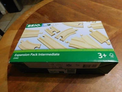 BRIO World Expansion 16 Pc Pack Intermediate Wooden Train Track 33402 New in Box - Image 1 of 4