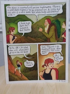 Richard Sala Original Kunst Der blutige Kardinal - Bild 1 von 3