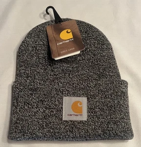 COZY Carhartt Beanie Watch Mütze Winter Strickmütze grau schwarz/weiß ONE SIZE - Bild 1 von 3