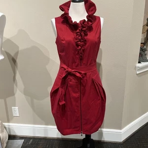 SAMUEL DONG ZIP FRONT Tulip Bottom Dress Gr. L - Bild 1 von 7