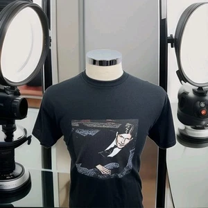 CRISPIN GLOVER T-Shirt Black Crew Neck Short Sleeve Size UK Large - Imagen 1 de 12
