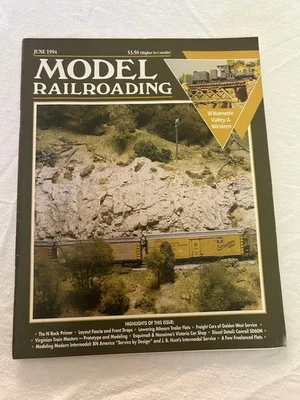 Model Railroading Magazine June 1994 Willamette Valley & Western - Image 1 of 2