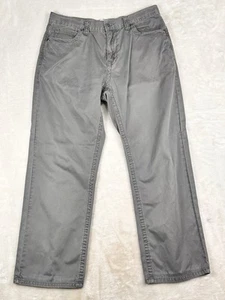 BKE Casuals Tyler Straight Mens Size 34L (34x29) Grey Stretch Preppy Golf - Picture 1 of 8