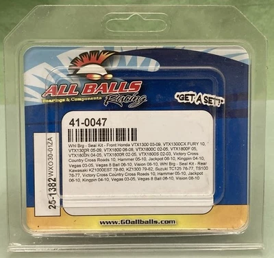 KIT SELLO COJINETE RUEDA DELANTERA NUEVO GENUINO ALL BALLS RACING 41-0047 Foto 1 de 3