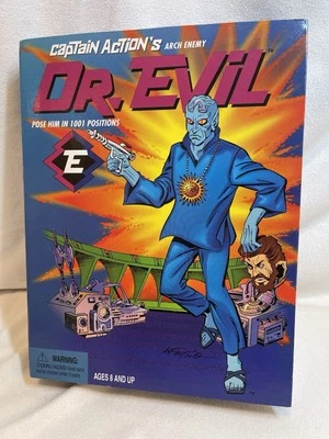 Nuevo en caja Captain Actions Archi Enemy Dr. "Figura de acción Evil 12"" 1998 Karl Art Fair Box" Foto 1 de 4