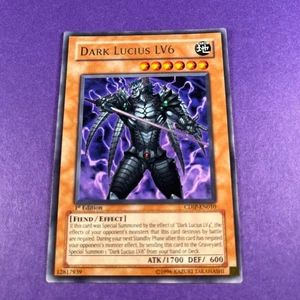 Yugioh Dark Lucius LV6 CDIP-EN010 Rare 1st Edition Trading Card TCG - Picture 1 of 6