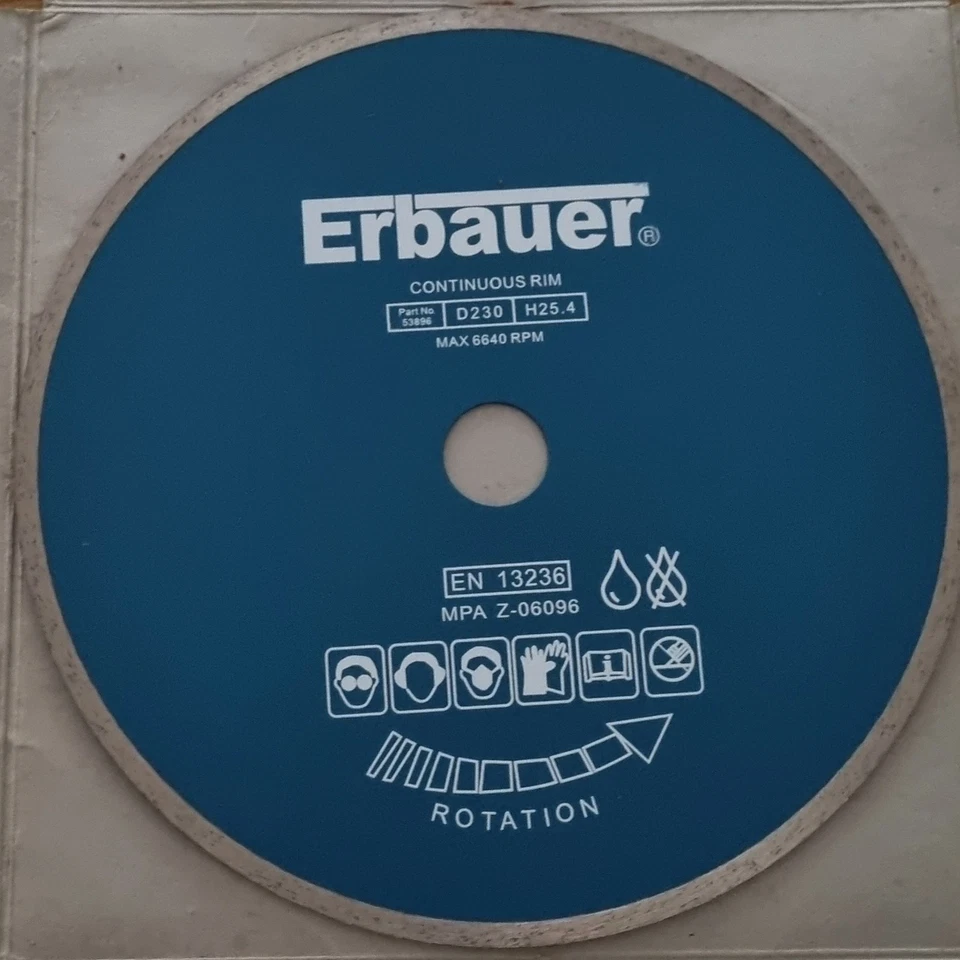 Erbauer 230  x 25.4mm Diamond Blade - Image 1 of 2