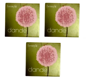 (3 Pack) Benefit Cosmetics Dandelion Baby Pink Blush For Face Soft Pink Shade - Picture 1 of 3