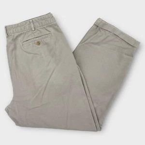 VINTAGE Banana Republic Safari Pants Mens 38x30 Khaki Twill Relaxed Trousers - Imagen 1 de 16