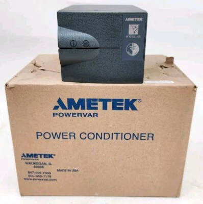 AMETEK POWERVAR POWER CONDITIONER ABCG065-11W PN: 66008-68R New W/Disc & Manual - Image 1 of 4