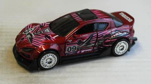 Hot Wheels Pull-Back Speeders 2008 Mazda RX-8 Custom Maroon Metallic HW Car '08 - Picture 1 of 4