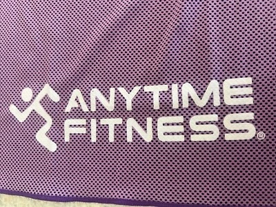 ANYTIME FITNESS Cooling Towel For Neck and Face Cool Ice Sport Workout Towel - Image 1 of 2