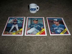 2000 Toronto Blue Jays Mini Mug Logo MLB Baseball Double-sided Plus Three Cards - Picture 1 of 2