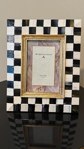 Marco de fotos MacKenzie Courtly Check ~ 8" x 10" (para foto de 4" x 6") nuevo - Imagen 1 de 7