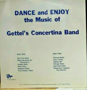 Gettel's Concertina Band Sealed Vinyl LP's Sauk Centre MN Dance and Enjoy - Imagen 1 de 3