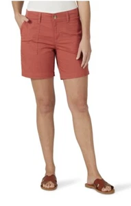 Lee Womens Ultra Soft Waistband Mid Rise Utility Shorts Size 20M NWT - Picture 1 of 4