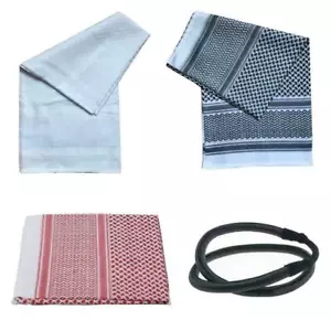 Mens Muslim Islamic Hijab Cap Turban Hats Arab Headscarf Headwea Arab Agal E6M7 - Picture 1 of 15
