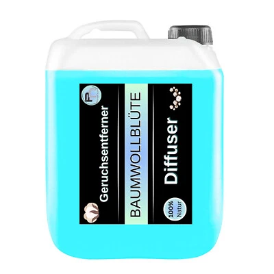 5 L Raumduft Nachfüllflasche für Diffuser Lufterfrischer Raumduft BAUMWOLLBLÜTE - Bild 1 von 2