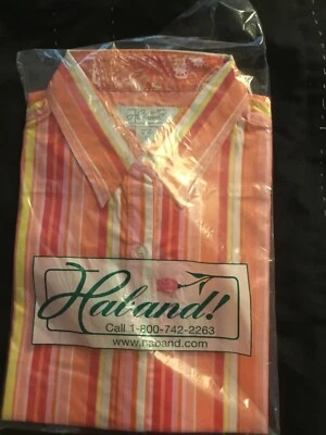 ¡Haband VINTAGE! Camisa mujer manga corta a rayas NUEVA Foto 1 de 4