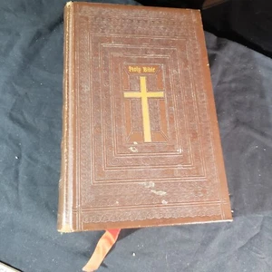 John J Crawley Catholic Family Edition Holy Bible 1953 - Picture 1 of 15