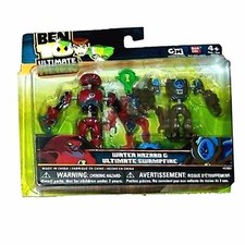 BEN 10 Ultimate Alien 3" Ultimate Swampfire & Water Hazard Factory Seal New 2010