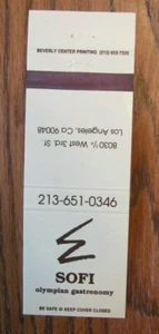 CUBIERTA DE CERILLAS DE LOS ANGELES, CALIFORNIA: SOFI RESTAURANTE CUBIERTA DE CERILLAS VACÍA -E - Imagen 1 de 1