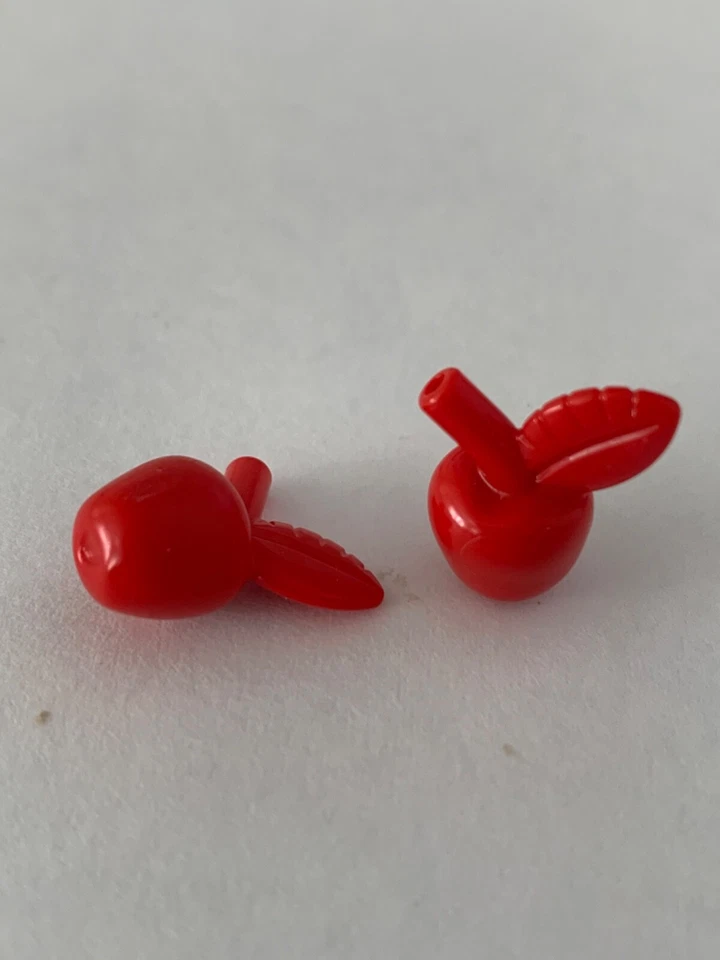 乐高零件 33051 (2 件) 迷你人偶,苹果 — 第 1/1 张图片