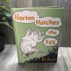 Dr Seuss Horton Hatches the Egg Hardcover Renewed 1968 Random House Lore-loved - Picture 1 of 12