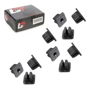10x Spreizmutter UNIVERSAL SCHWARZ Ø 10x10mm Kopf 15x15mm - Picture 1 of 5