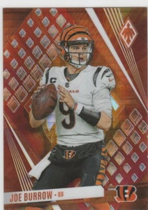 2023 Panini Phoenix Set #13 Joe Burrow Fire Burst Parallel SP 327/340 Bengals - Picture 1 of 1