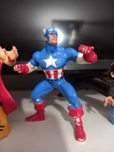 antigua figura muñeco de goma pvc super heroes EL CAPITAN AMERICA marvel yolanda - Bild 1 von 1