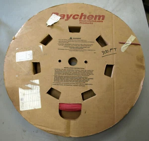 Raychem 1/8" x 300' Red Heat Shrink Tubing - Picture 1 of 4