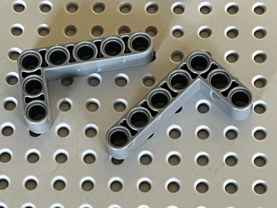 2 x LEGO Technic Dkstone Beam 3 x 5 Bent 90 ref 32526 Set 8052 7664 8053 10212.. - Photo 1/1