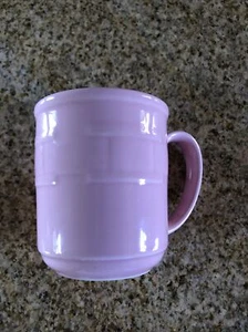 Longaberger Pottery woven traditions pink horizon of hope mug - Bild 1 von 4